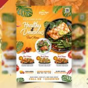 Restaurant Food Promotion Flyer PSD Template