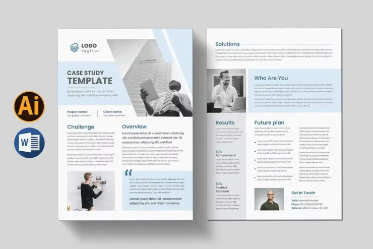 Case Study Flyer Template