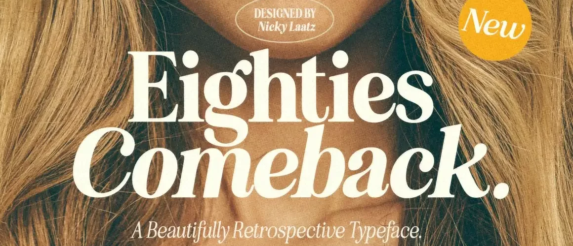 eighties comeback font free download