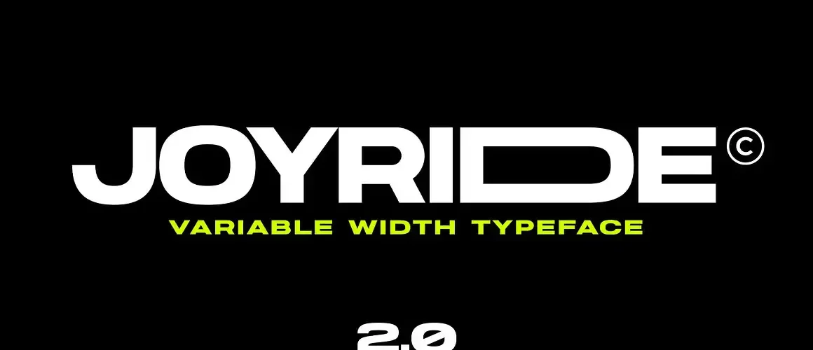 joyride extended font free download