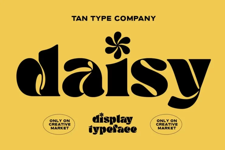 tan daisy font free download